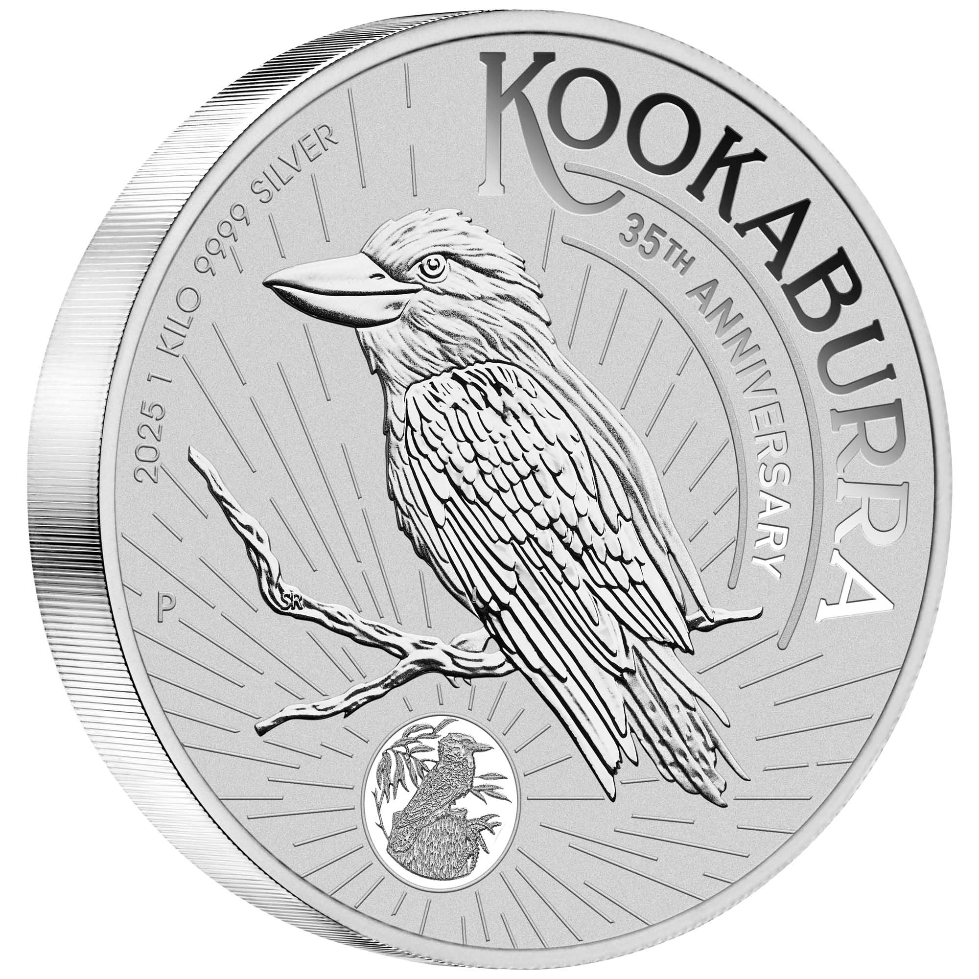 Australian Kookaburra 35th Anniversary 2025 1 Kilo Silver Bullion Coin